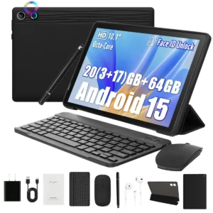 2026 Newest Android 15 Tablet 10 Inch w/headset