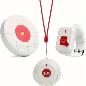 Caregiver Pager Alert Button For Seniors