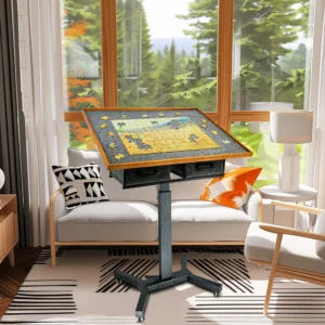 1500 Piece Jigsaw Puzzle Table with Drawers